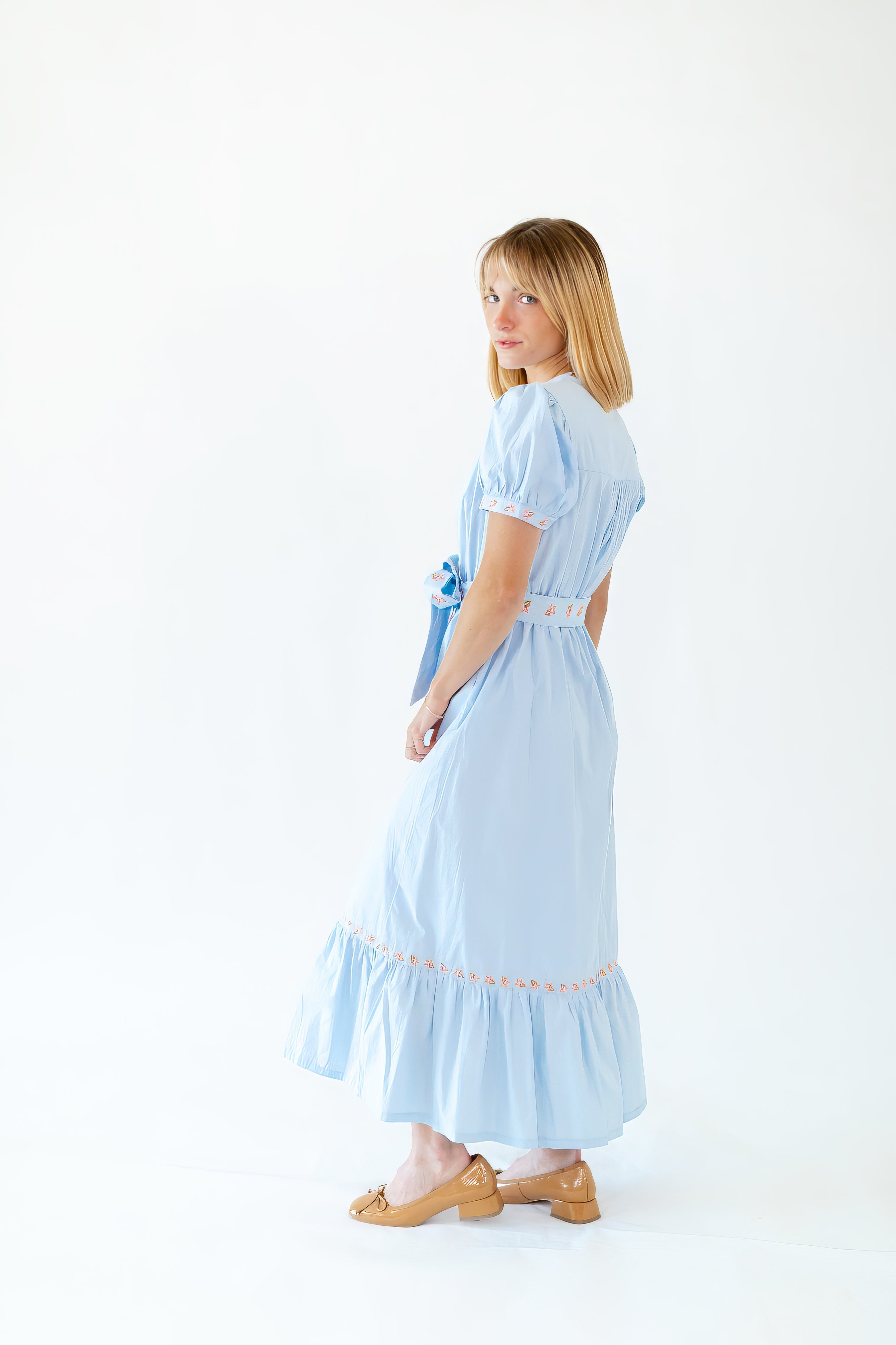 Marley Embroidered Accent Dress