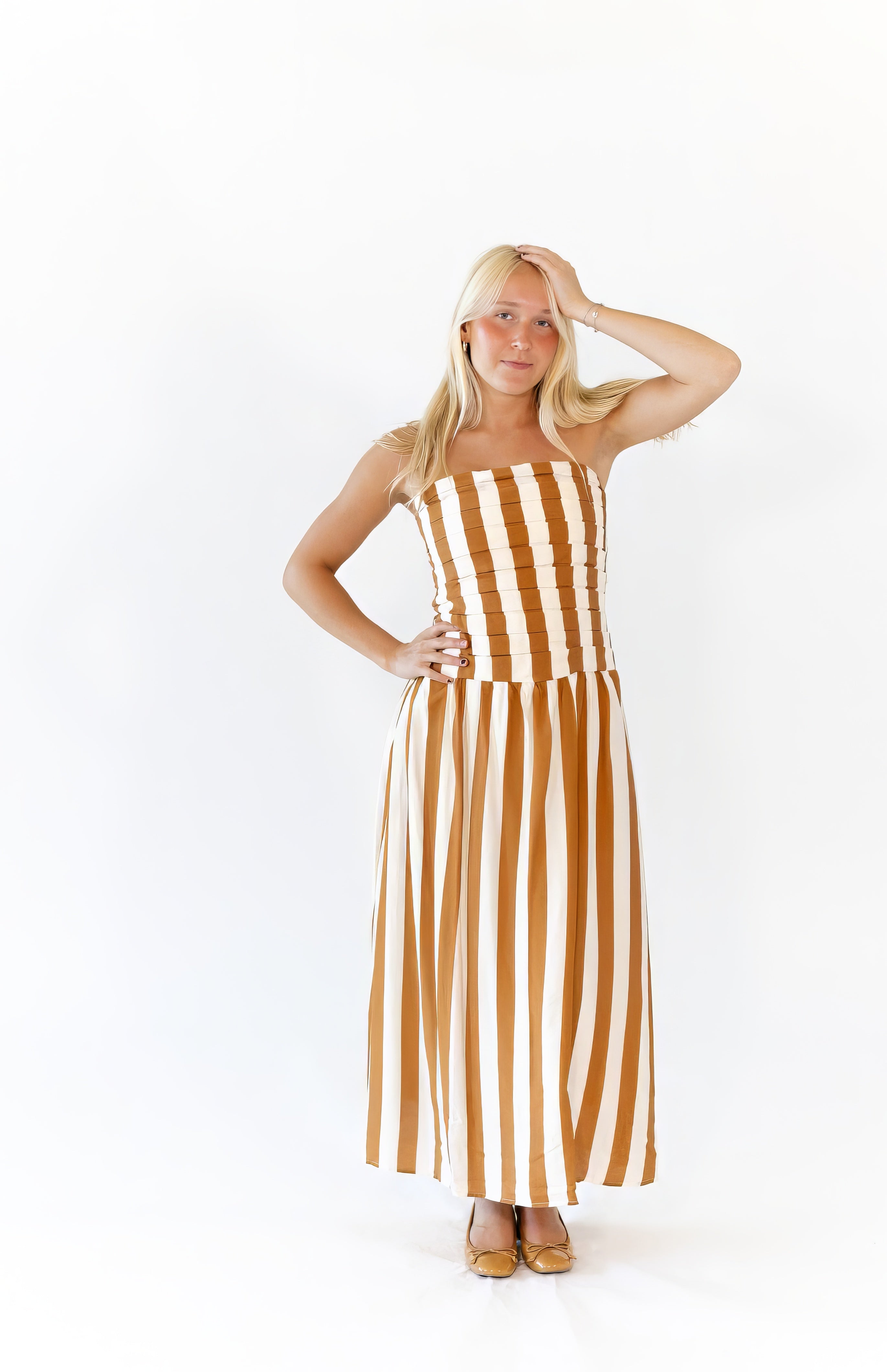 Carter Striped Maxi Dress