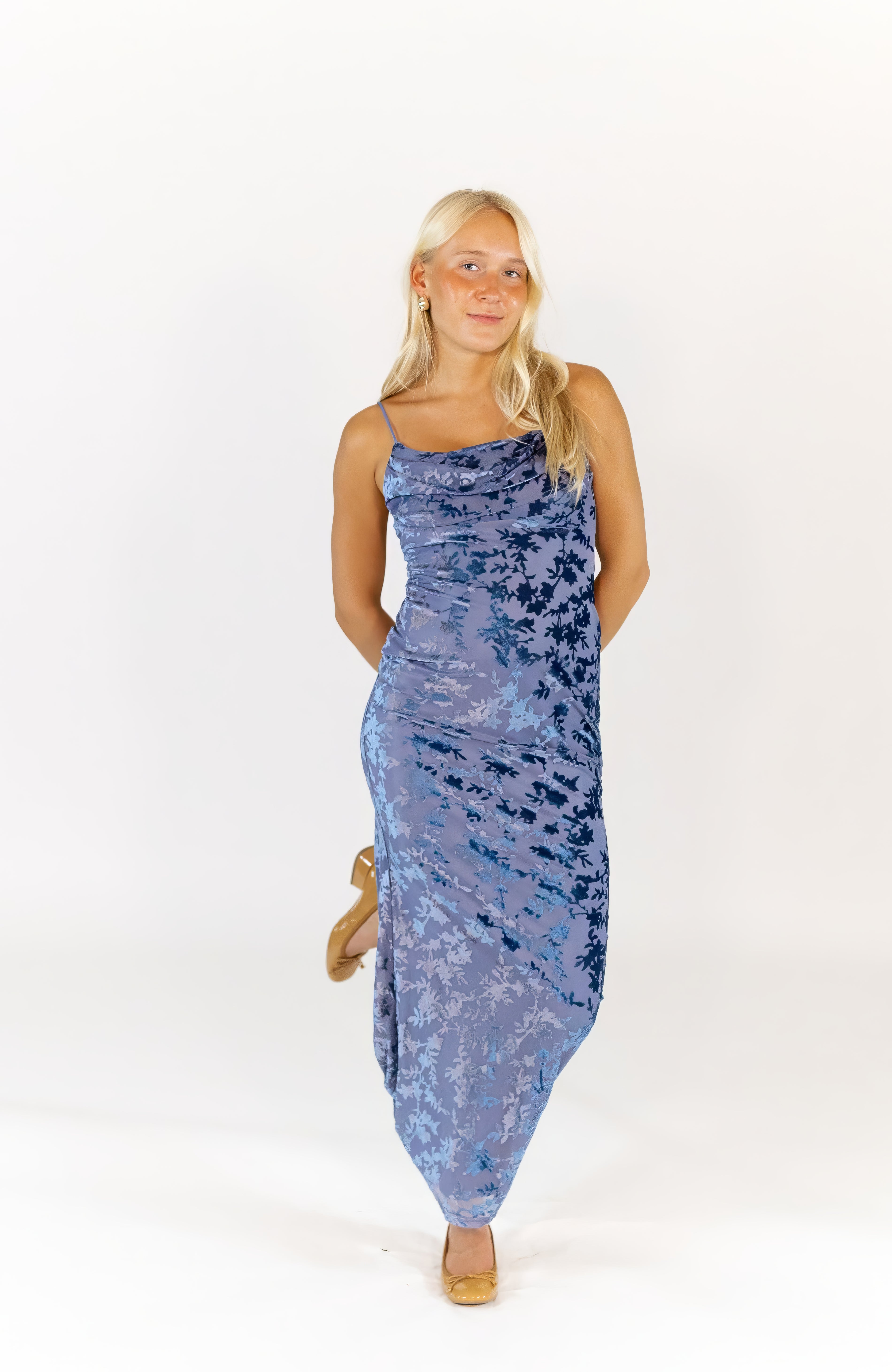 Kamilla Floral Velvet Maxi