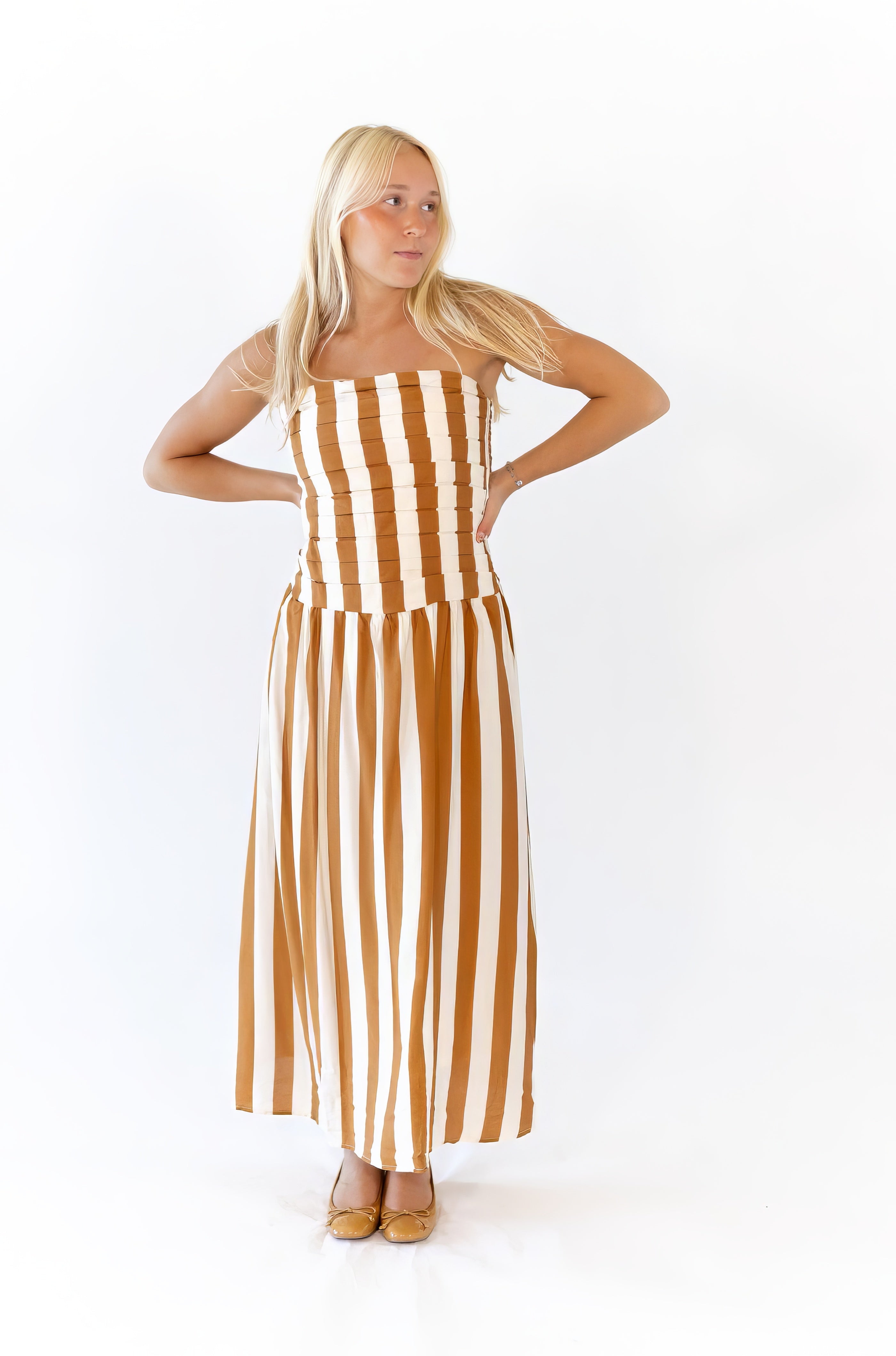 Carter Striped Maxi Dress
