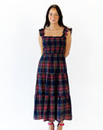 Lea Plai Midi Dress