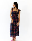 Lea Plai Midi Dress