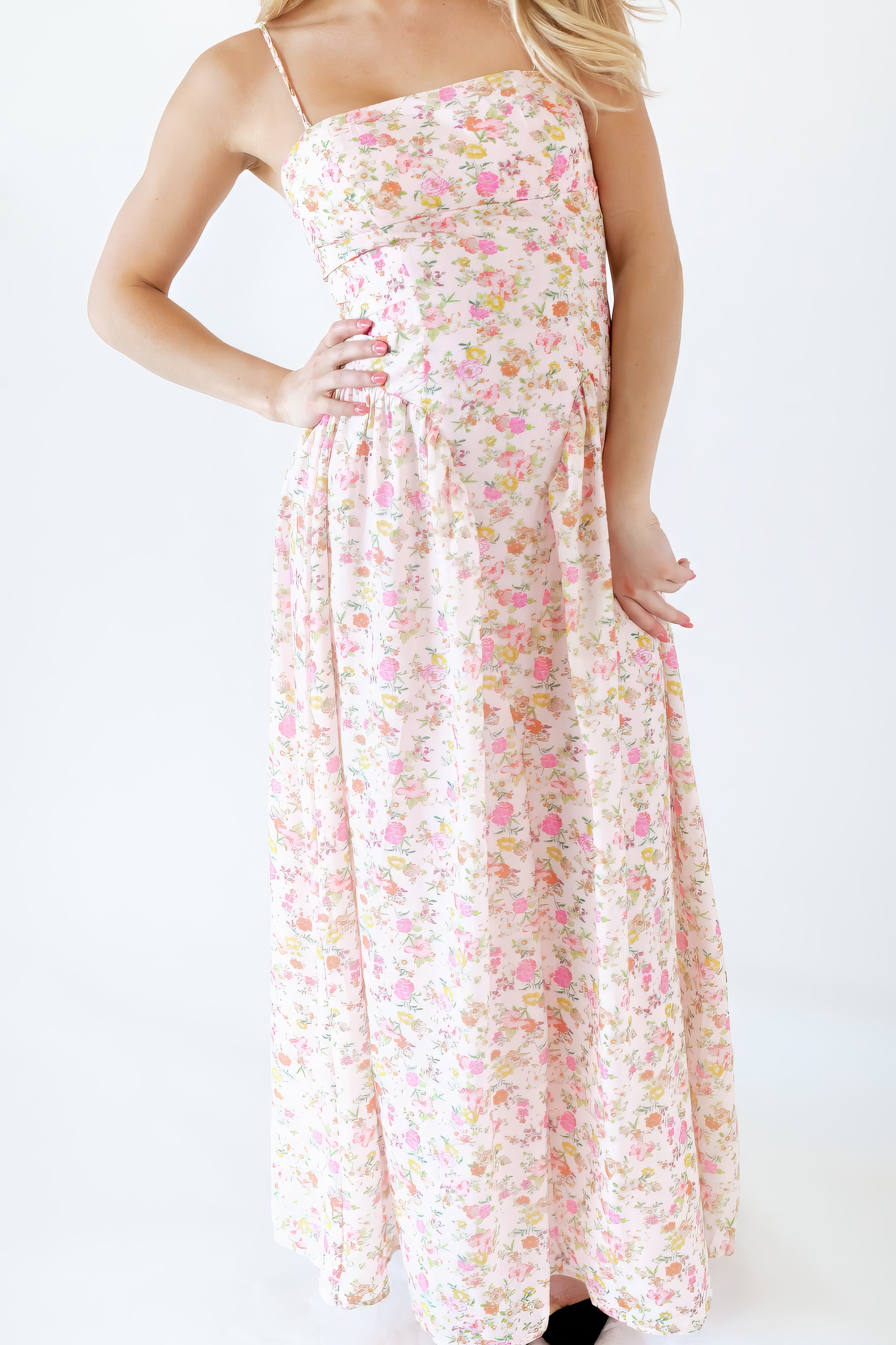 Esther Floral Midi Dress