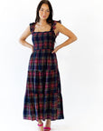 Lea Plai Midi Dress