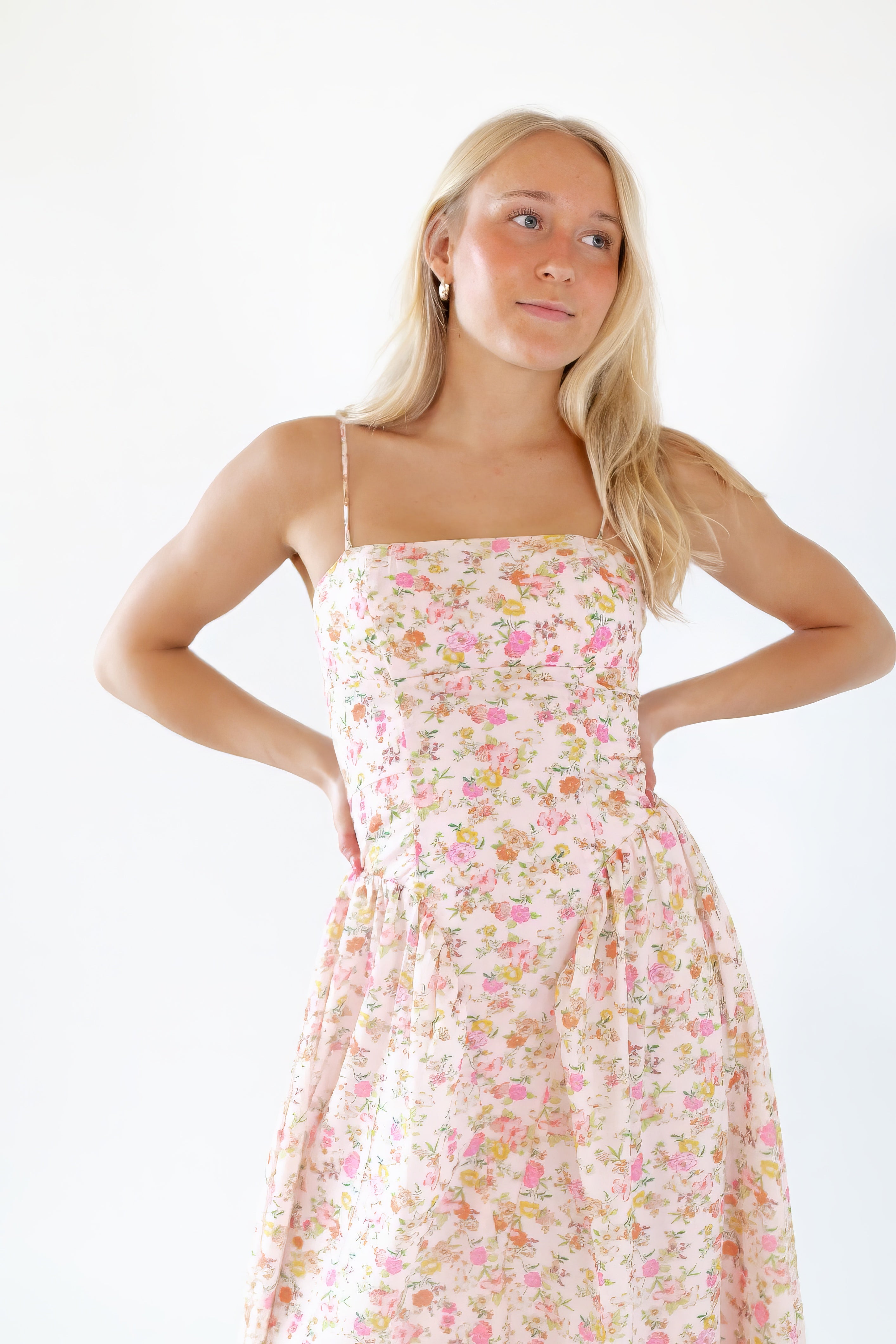 Esther Floral Midi Dress