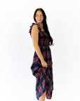 Lea Plai Midi Dress