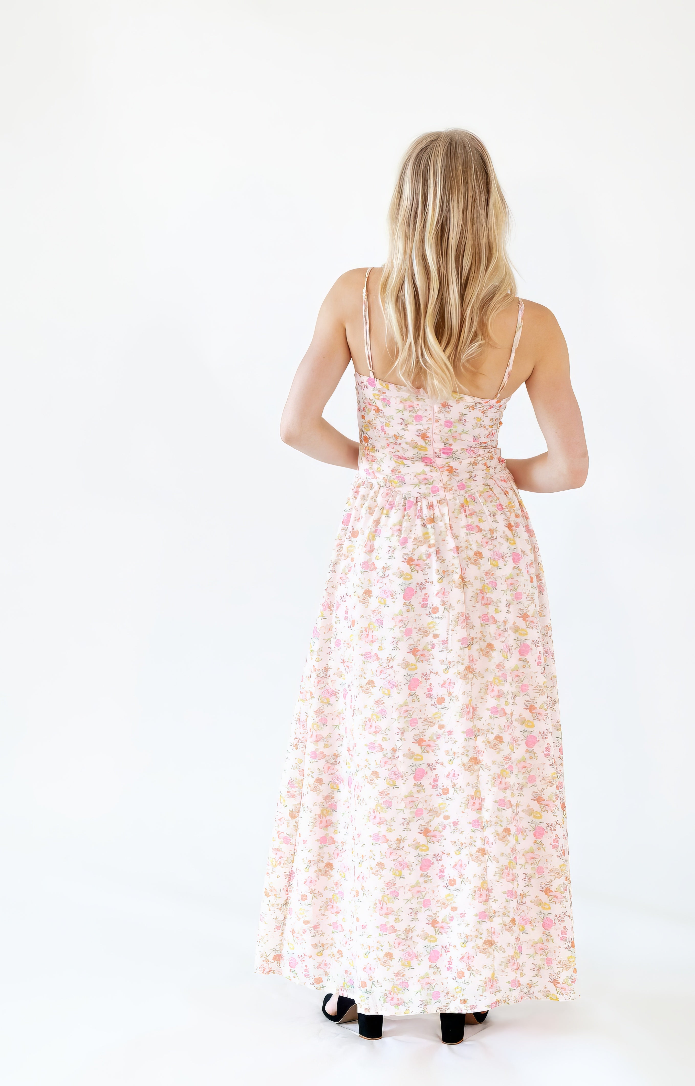 Esther Floral Midi Dress