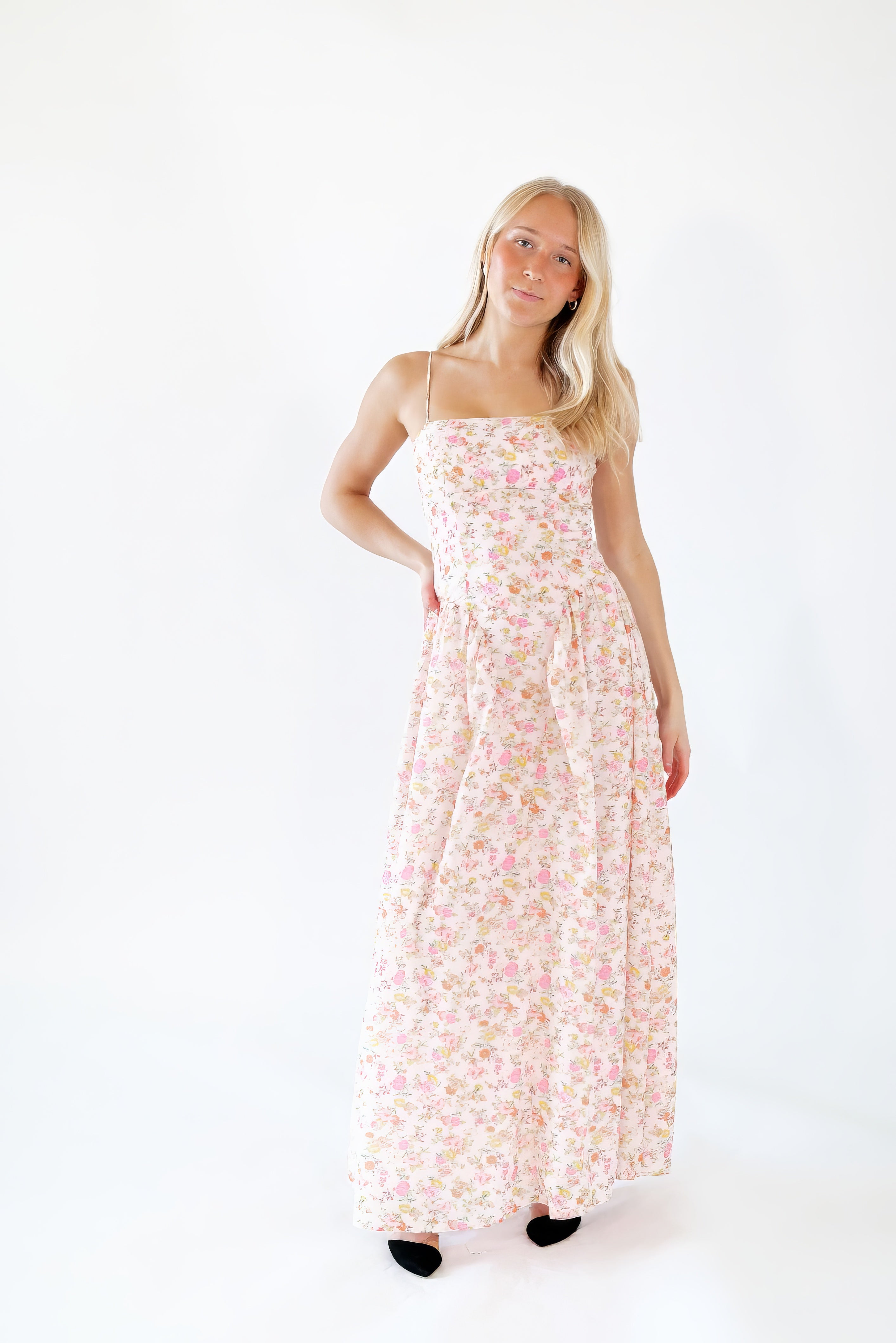 Esther Floral Midi Dress