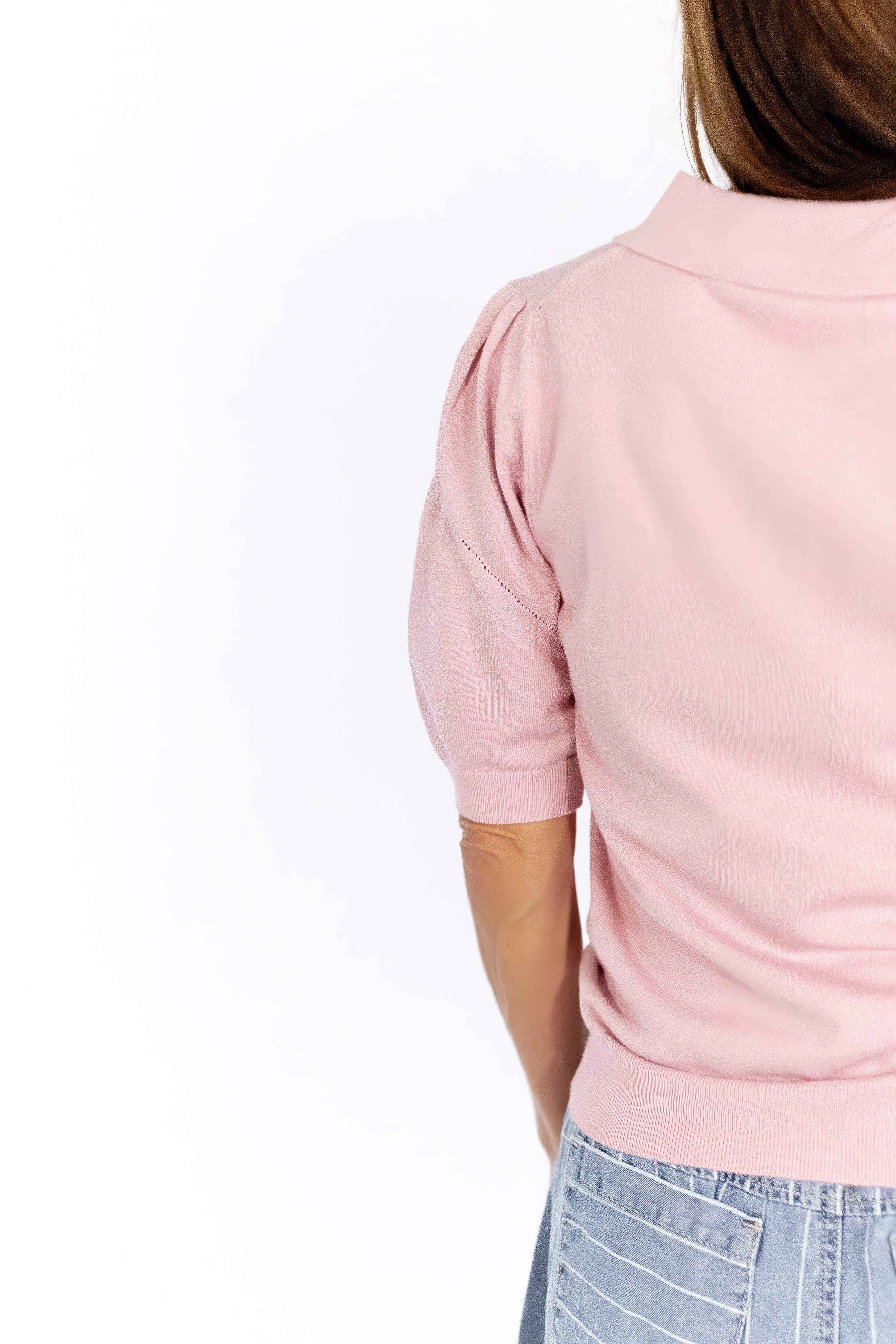 Jillie Soft Pink Polo