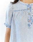 Calia Denim Blouse