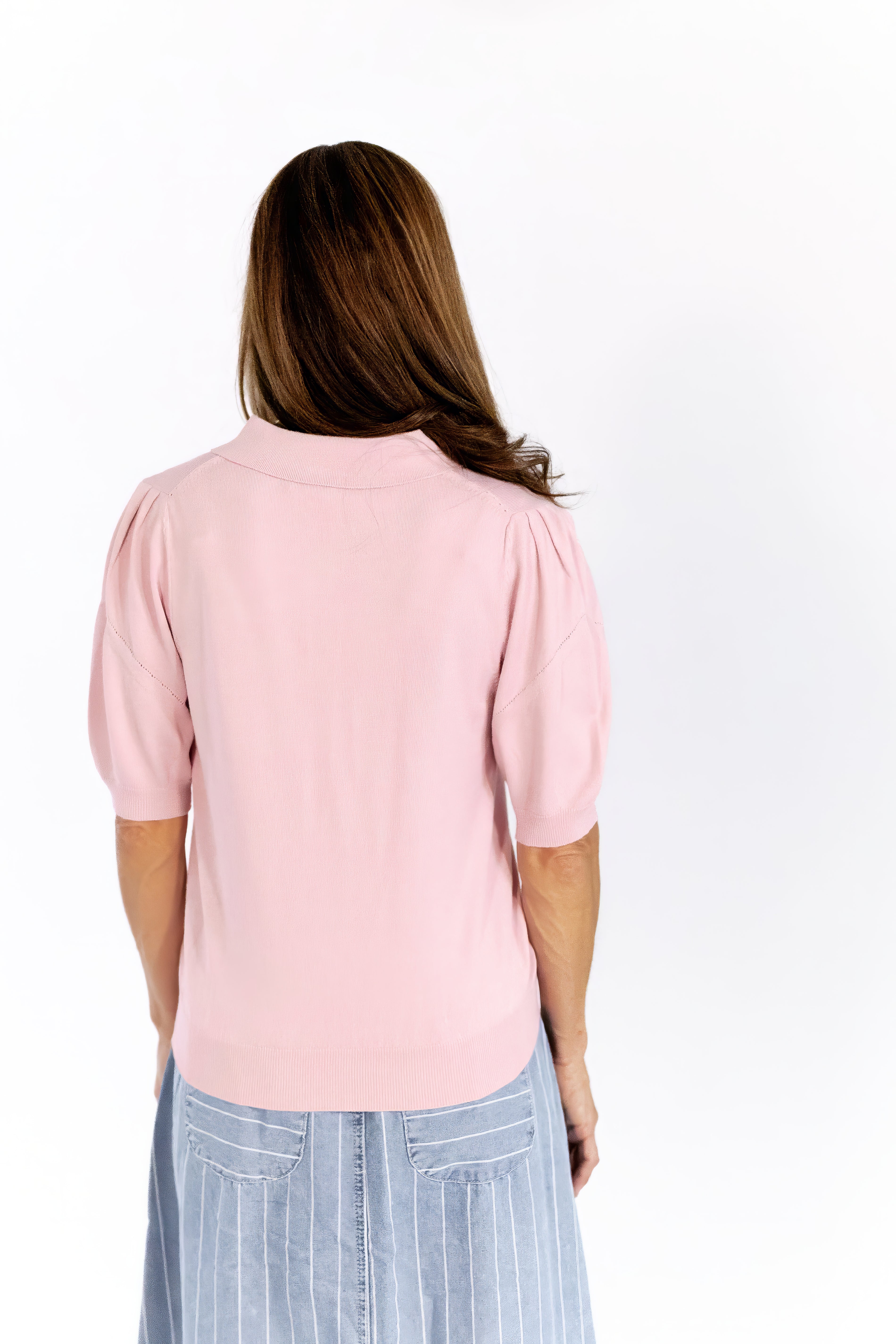 Jillie Soft Pink Polo