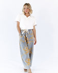 Sosi Floral Denim Pants