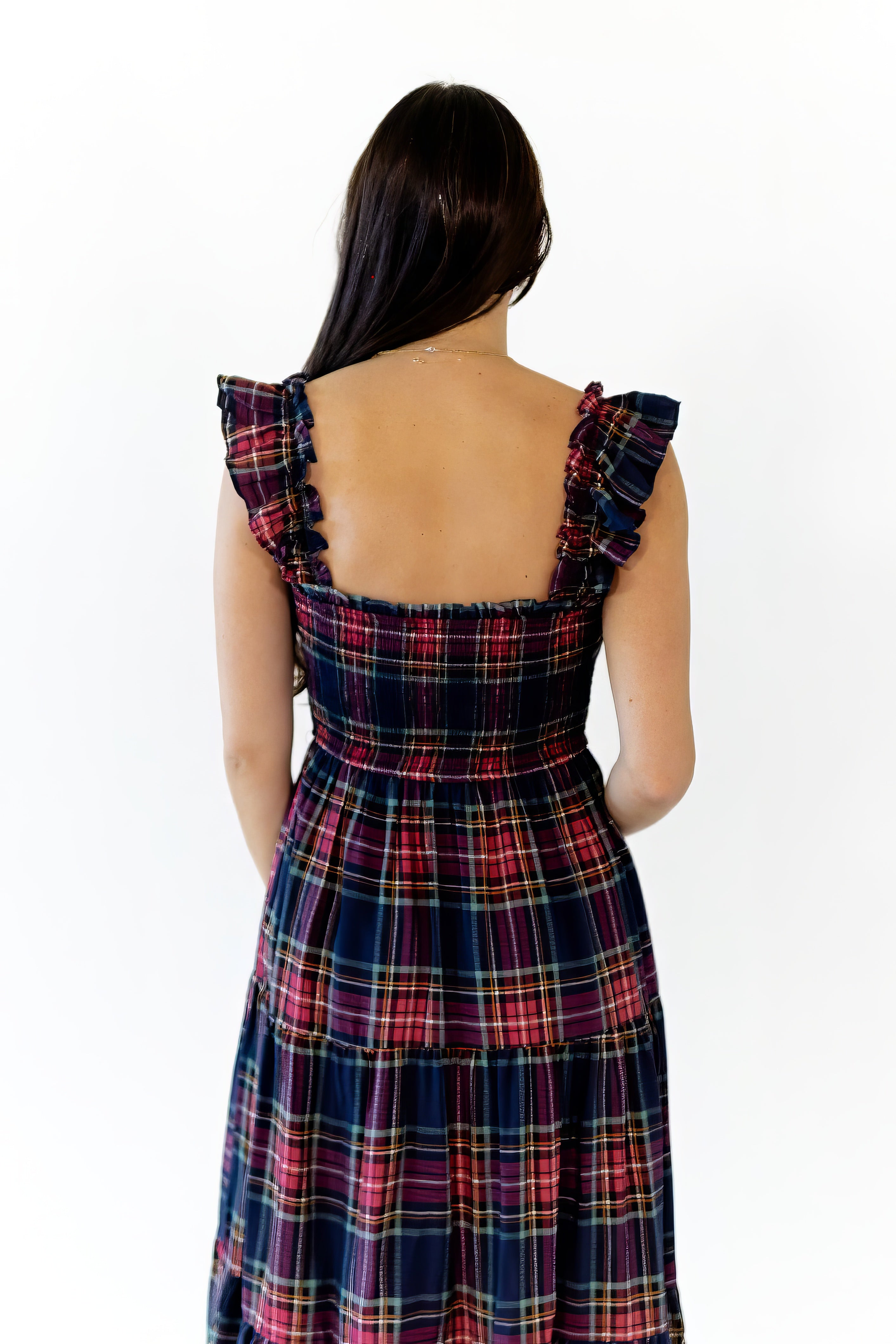 Lea Plai Midi Dress