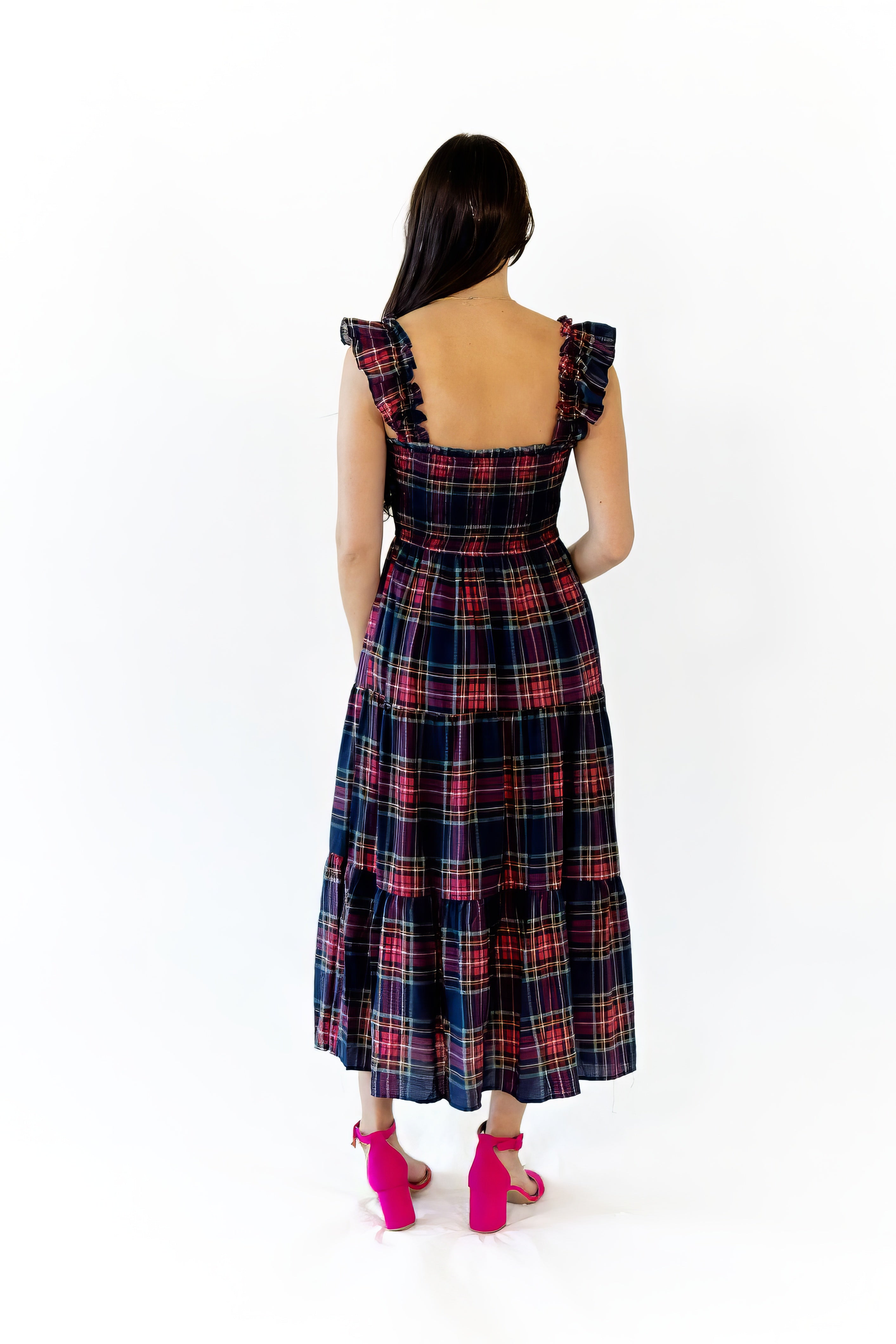 Lea Plai Midi Dress
