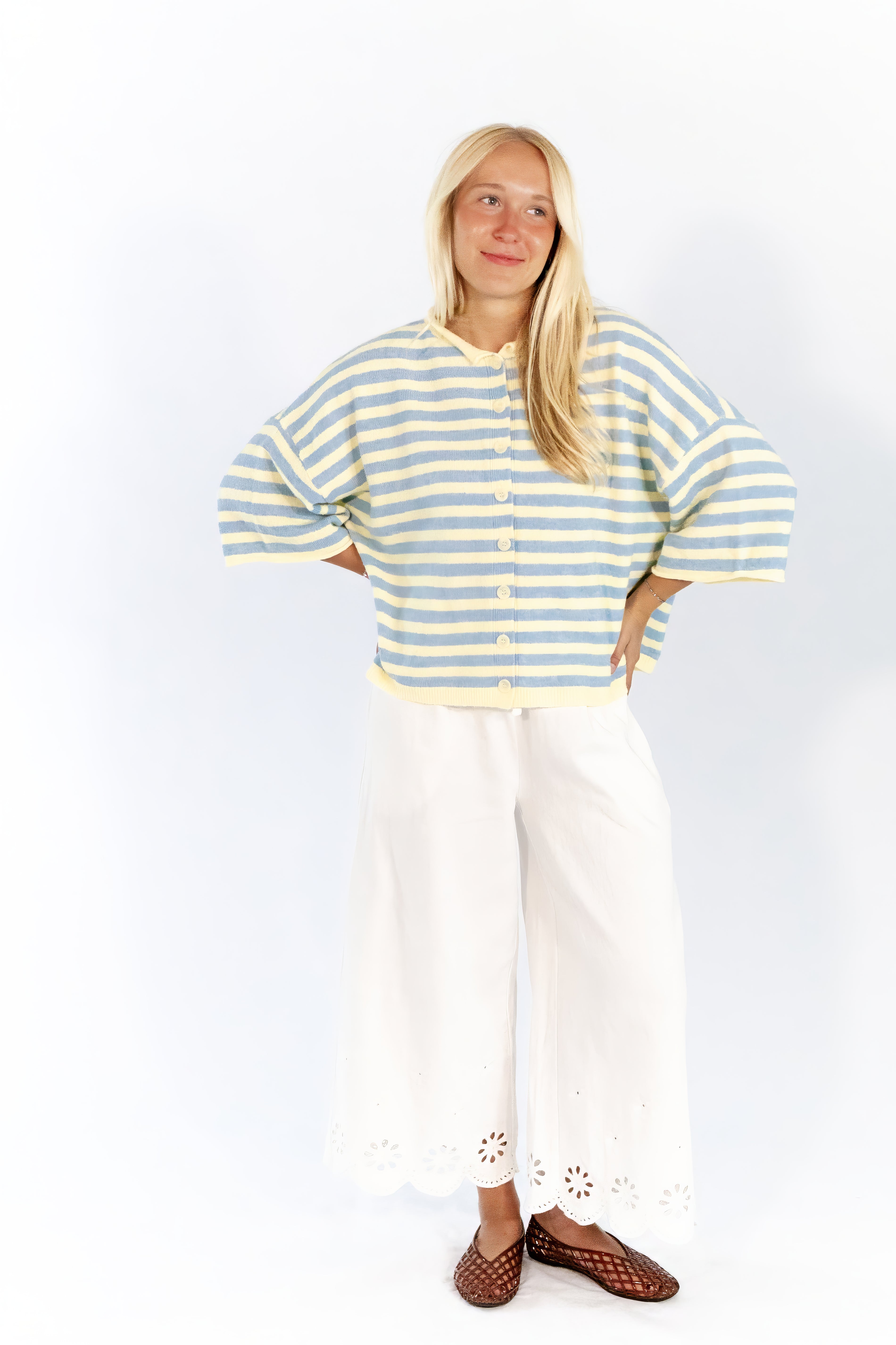 Clarke Striped Cardigan