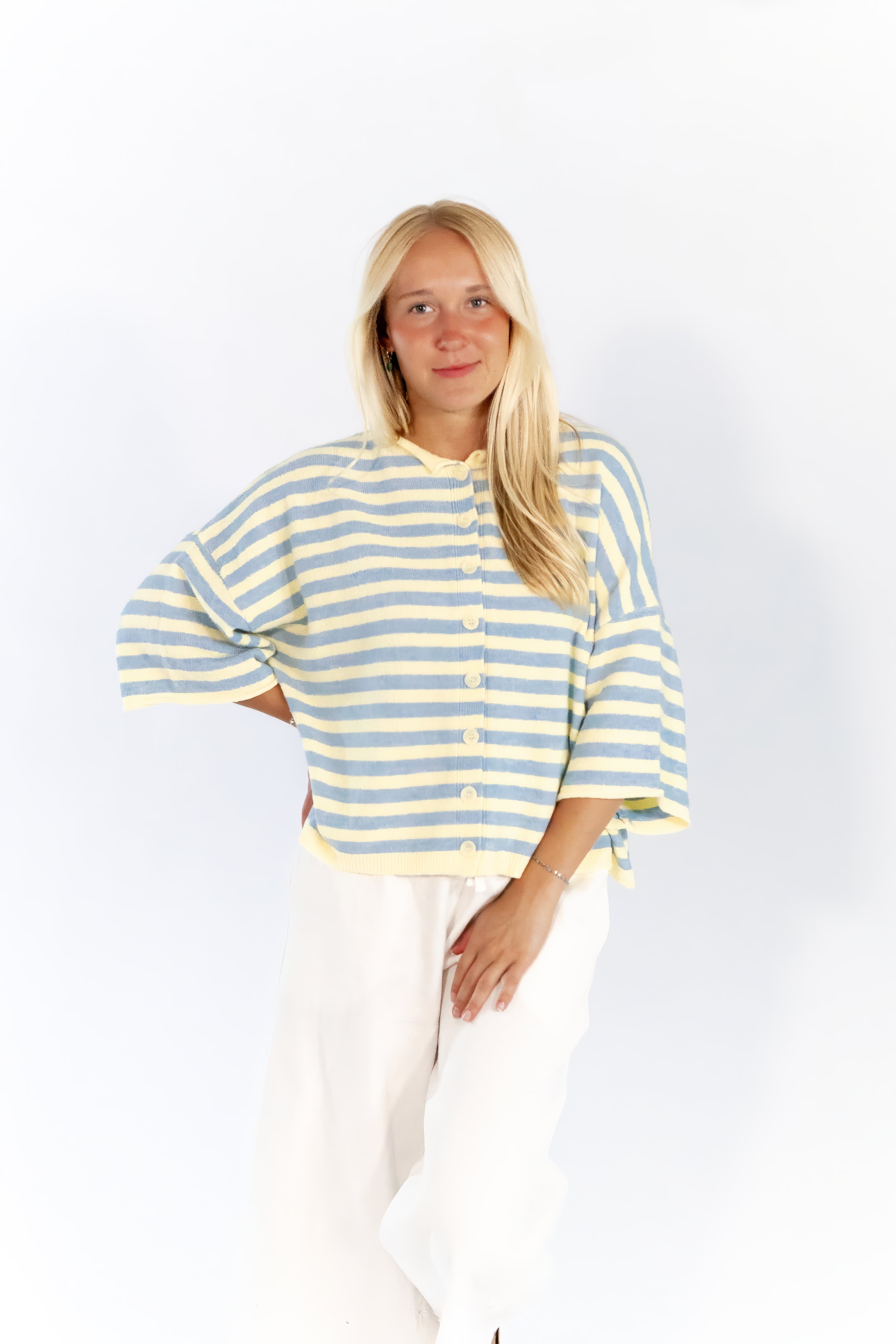 Clarke Striped Cardigan