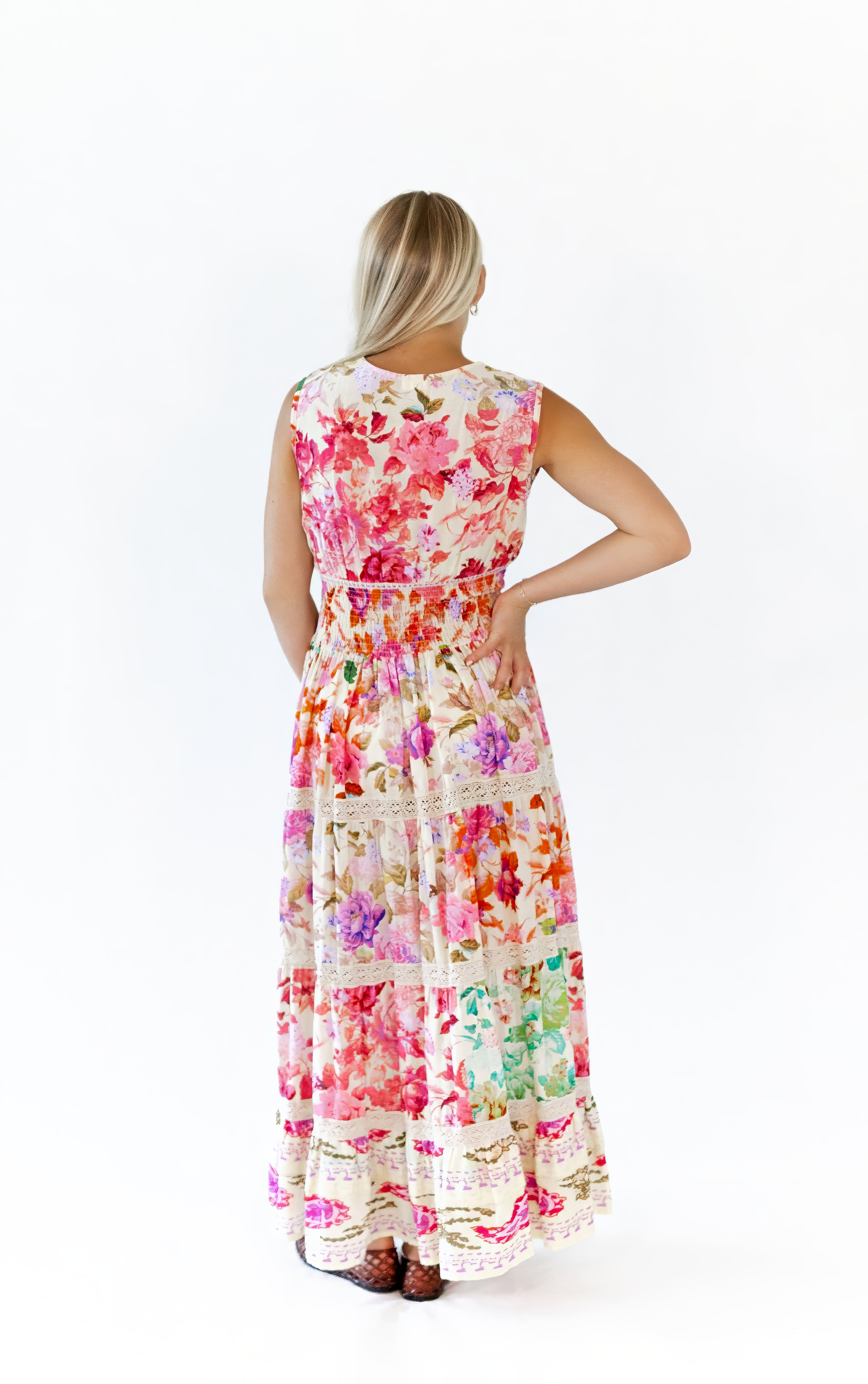 Rosie Smocked Maxi Dress