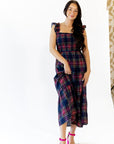 Lea Plai Midi Dress