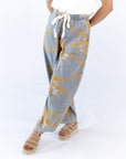 Sosi Floral Denim Pants