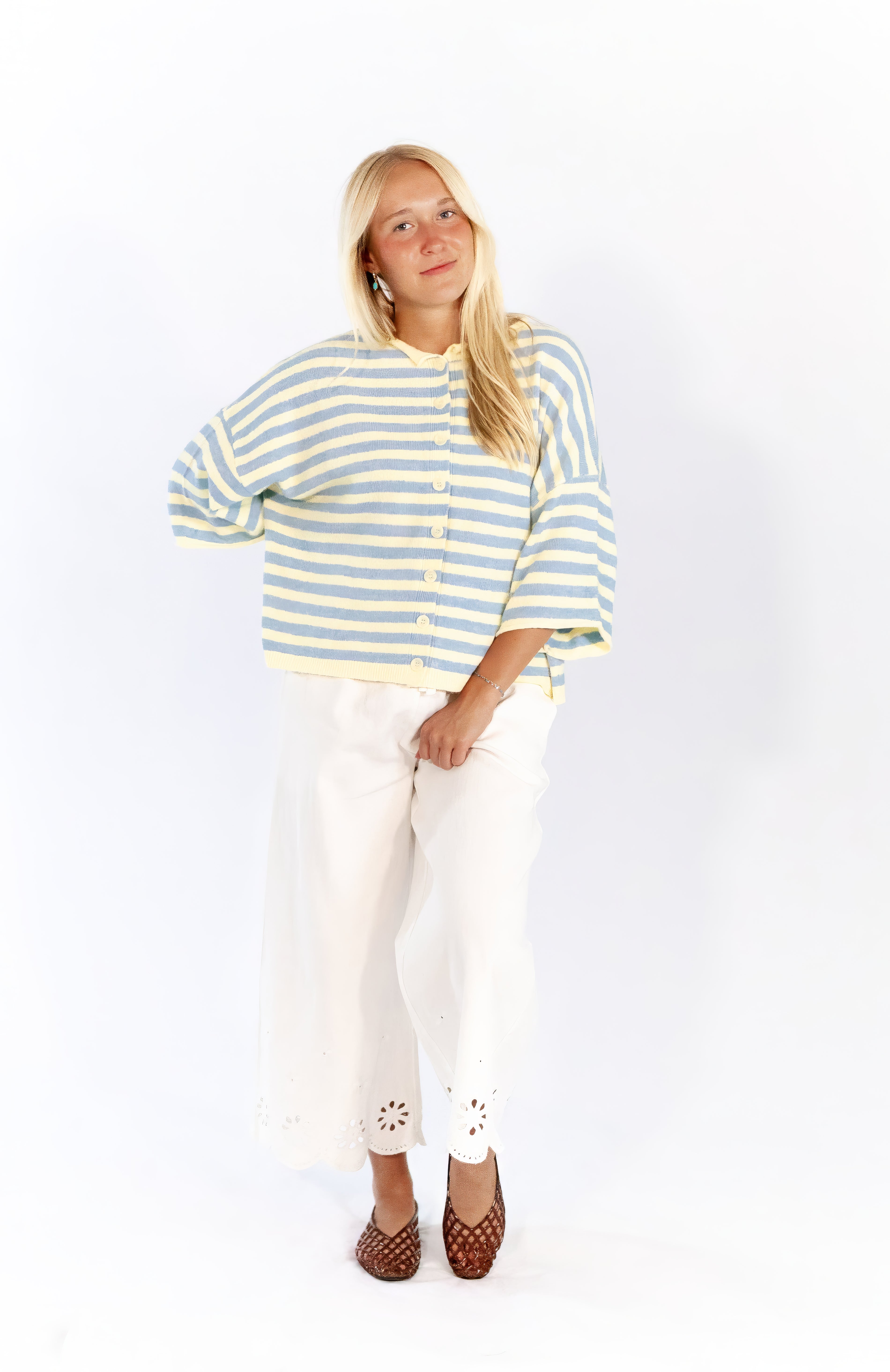 Clarke Striped Cardigan