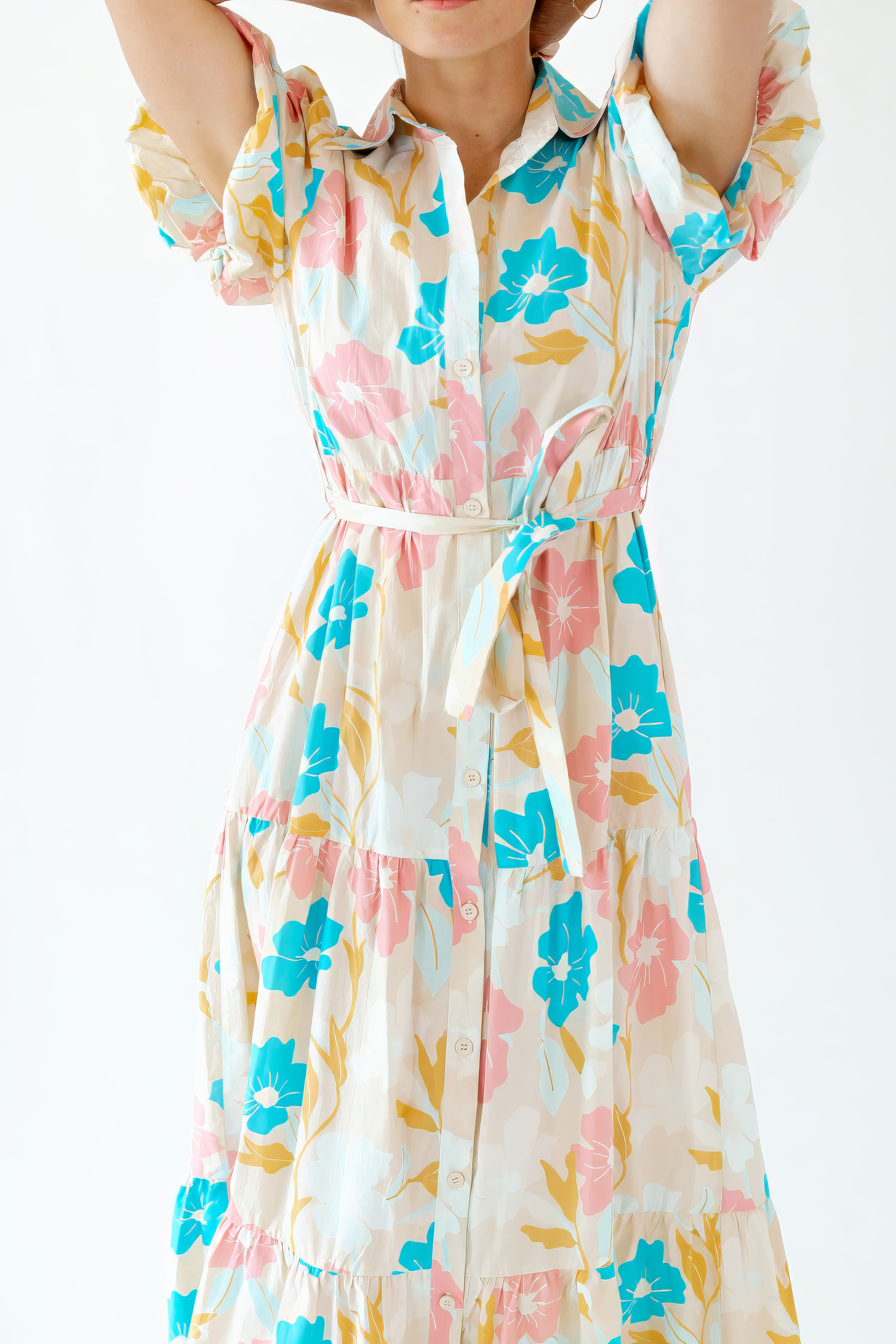 O&#39;neil Floral Button Down Maxi Dress
