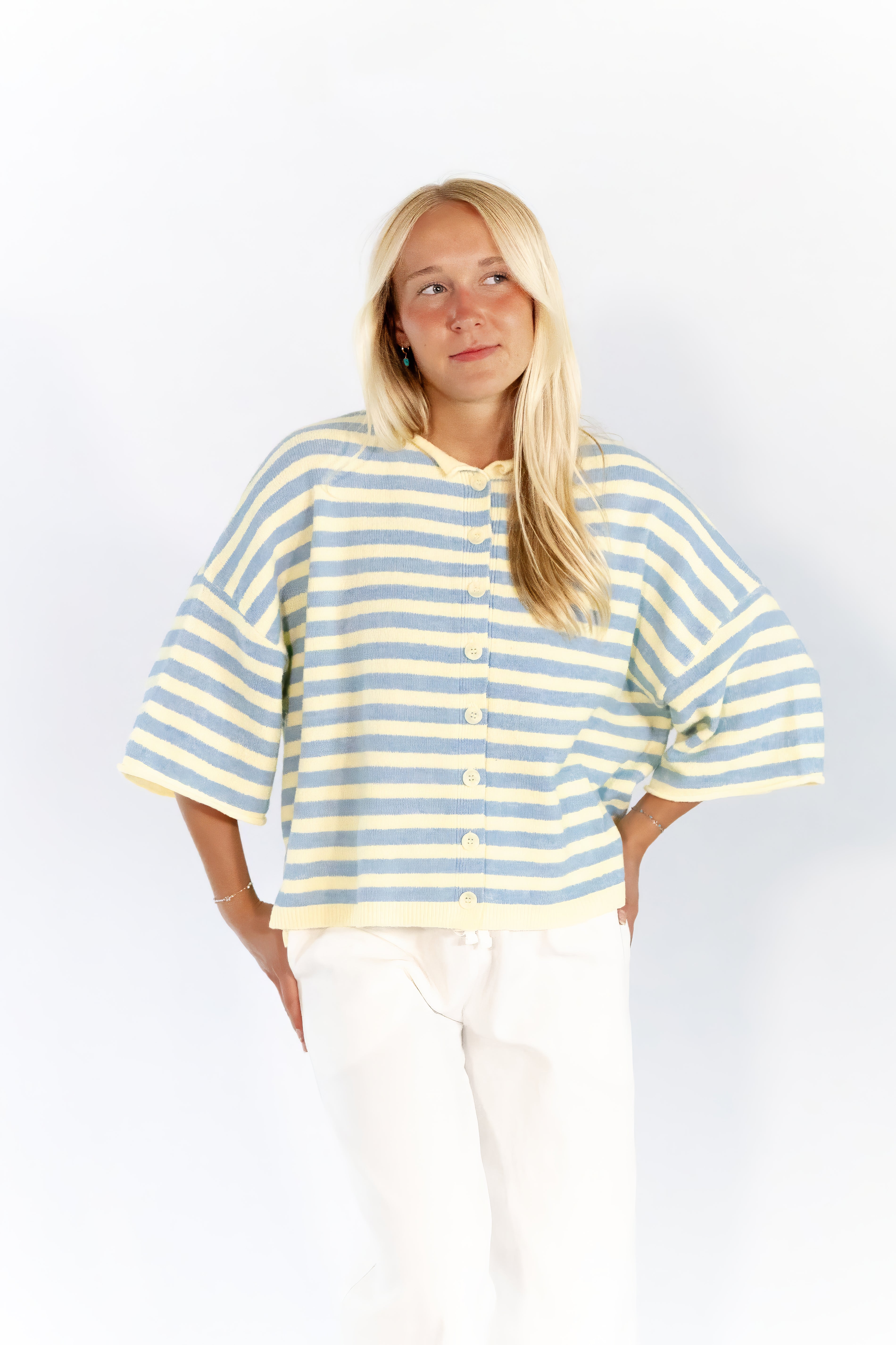 Clarke Striped Cardigan