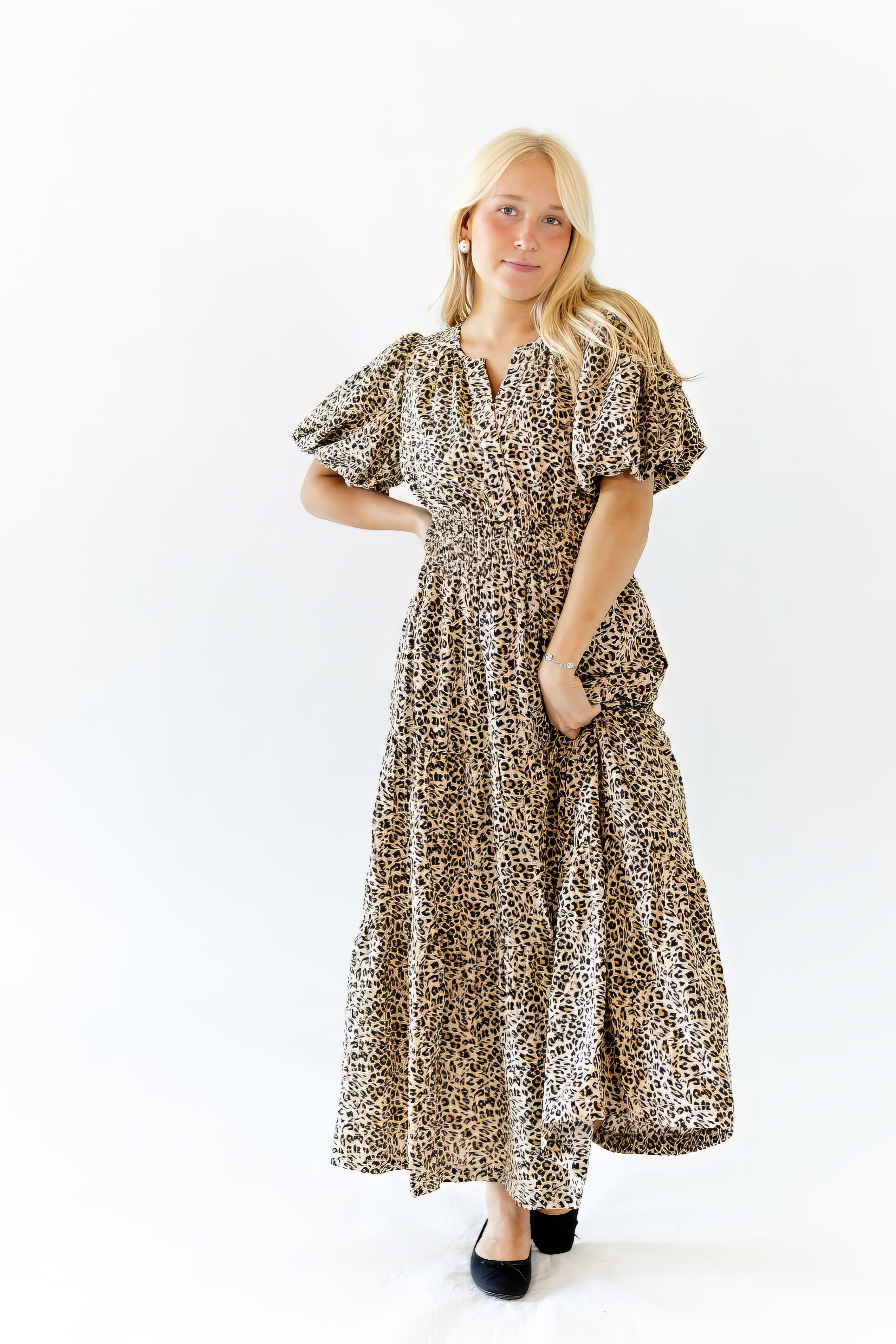 Lazuli Animal Print Dress