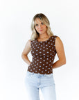 Amaris Polka Dot Top