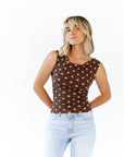 Amaris Polka Dot Top