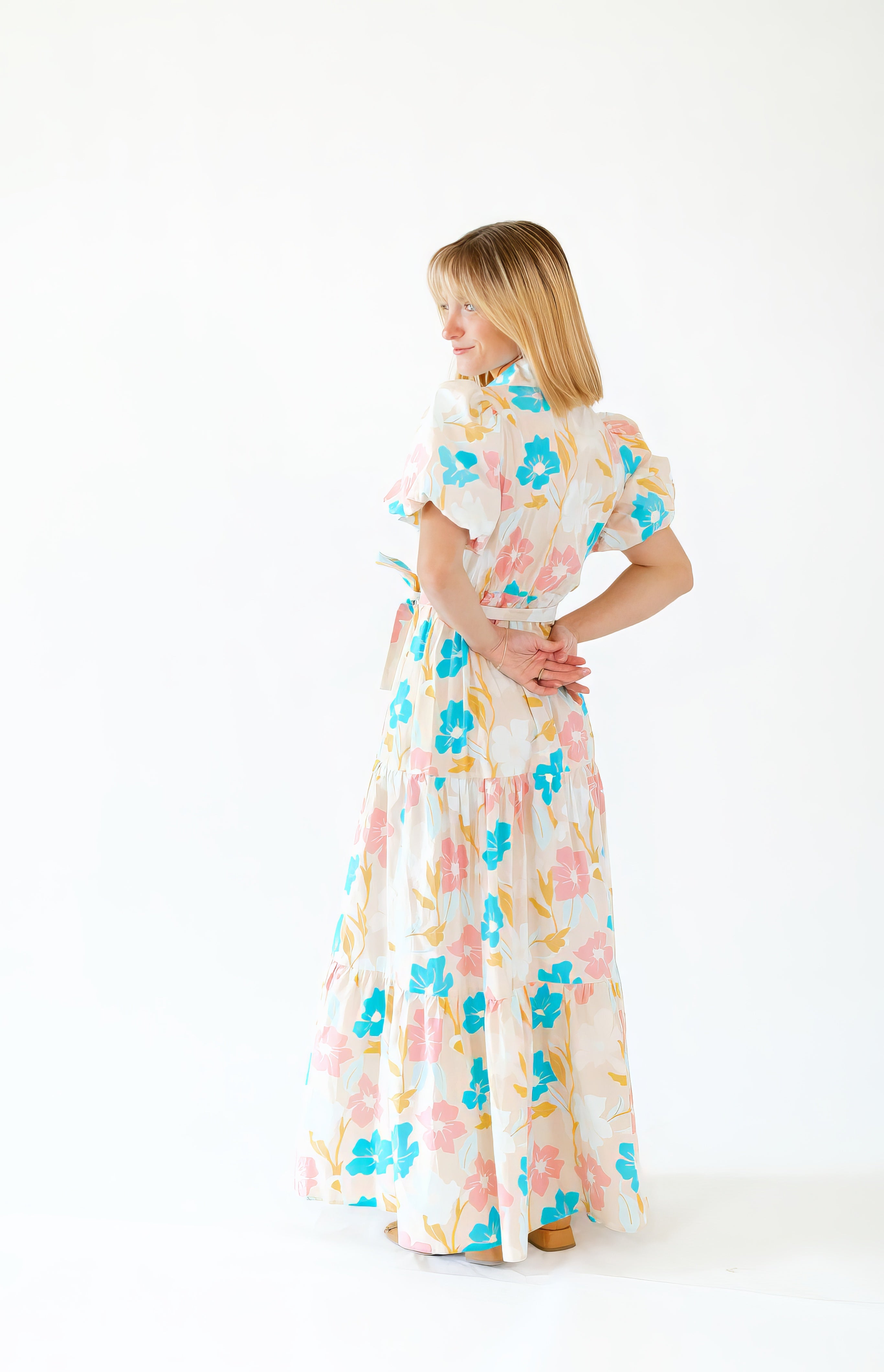 O&#39;neil Floral Button Down Maxi Dress