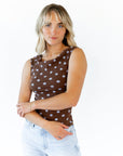 Amaris Polka Dot Top