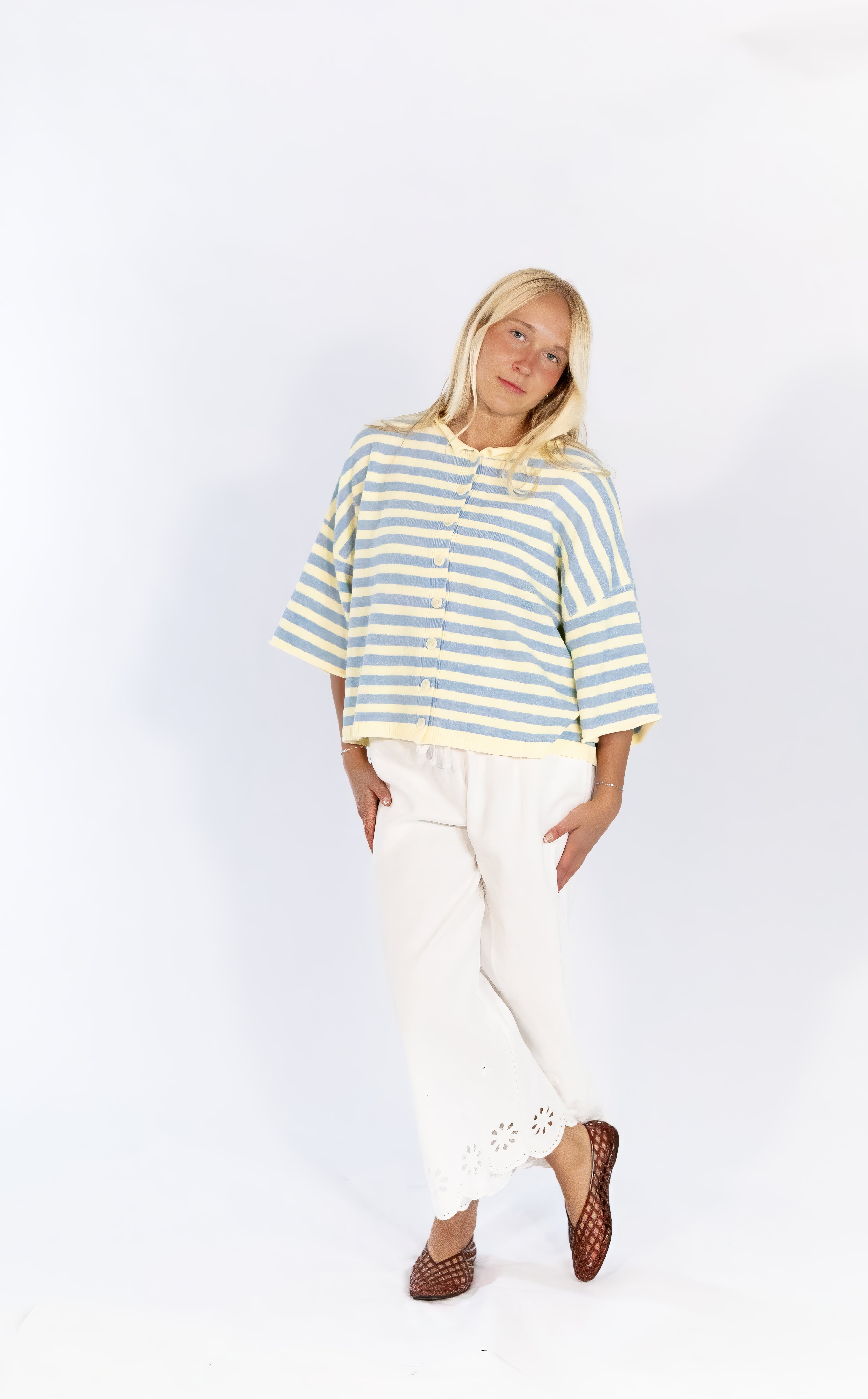 Clarke Striped Cardigan