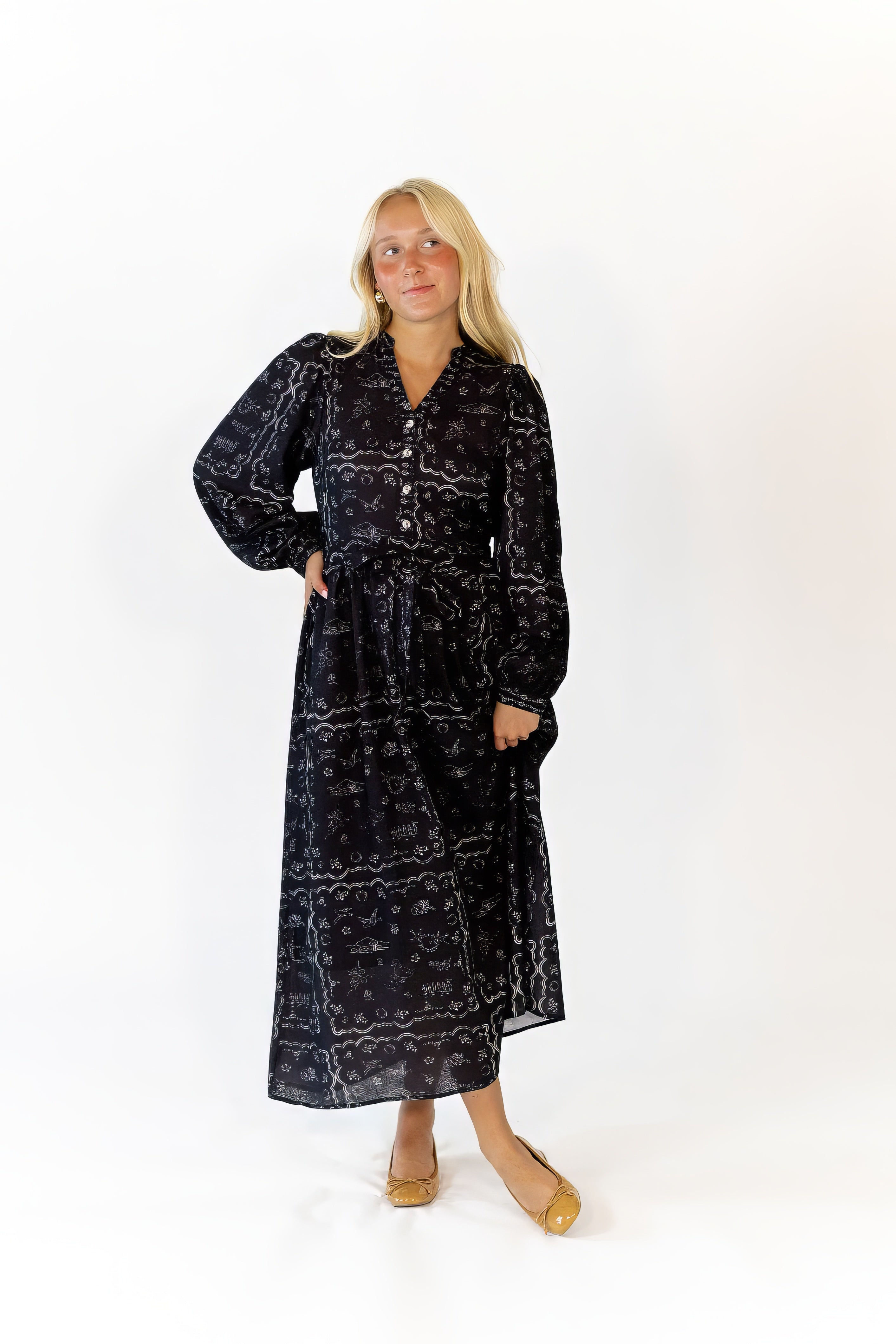 Birdie Printed Maxi Dress