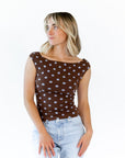 Amaris Polka Dot Top