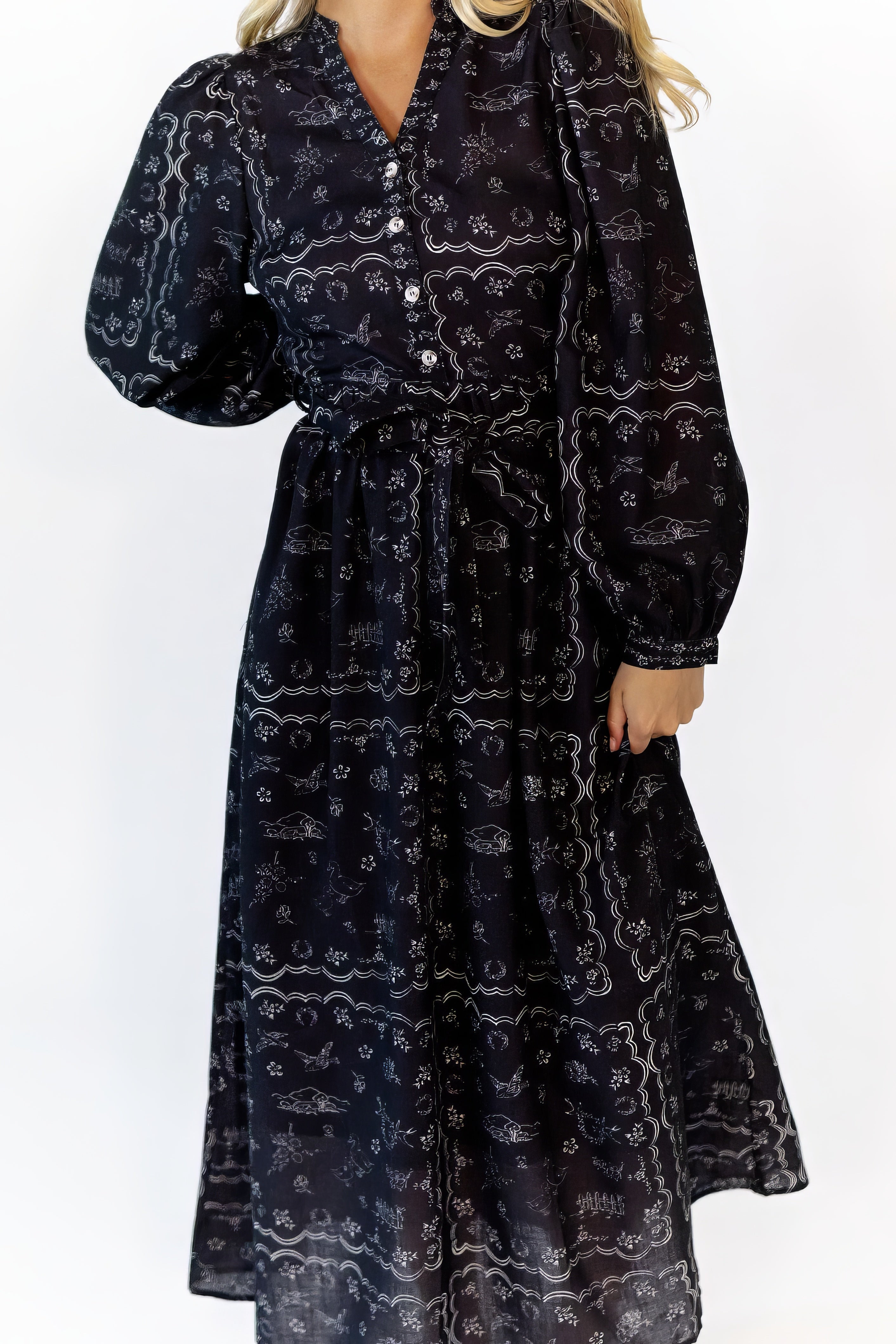 Birdie Printed Maxi Dress