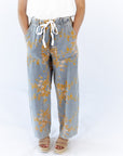 Sosi Floral Denim Pants