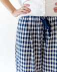 Emma Plaid Wide Leg Pants