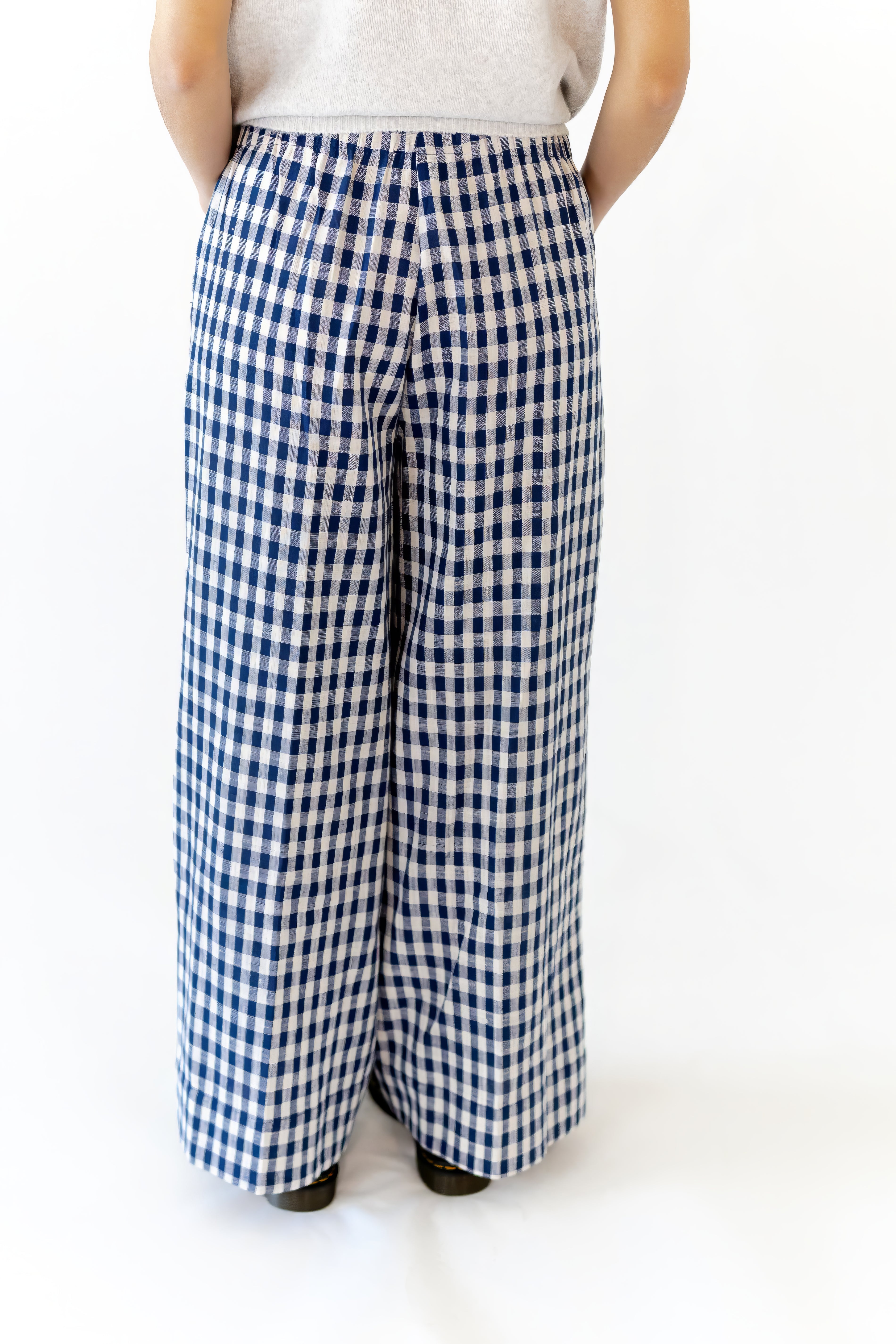 Emma Plaid Wide Leg Pants