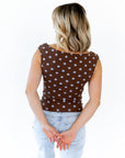 Amaris Polka Dot Top