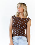 Amaris Polka Dot Top