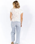Miller Pointelle Floral Tee