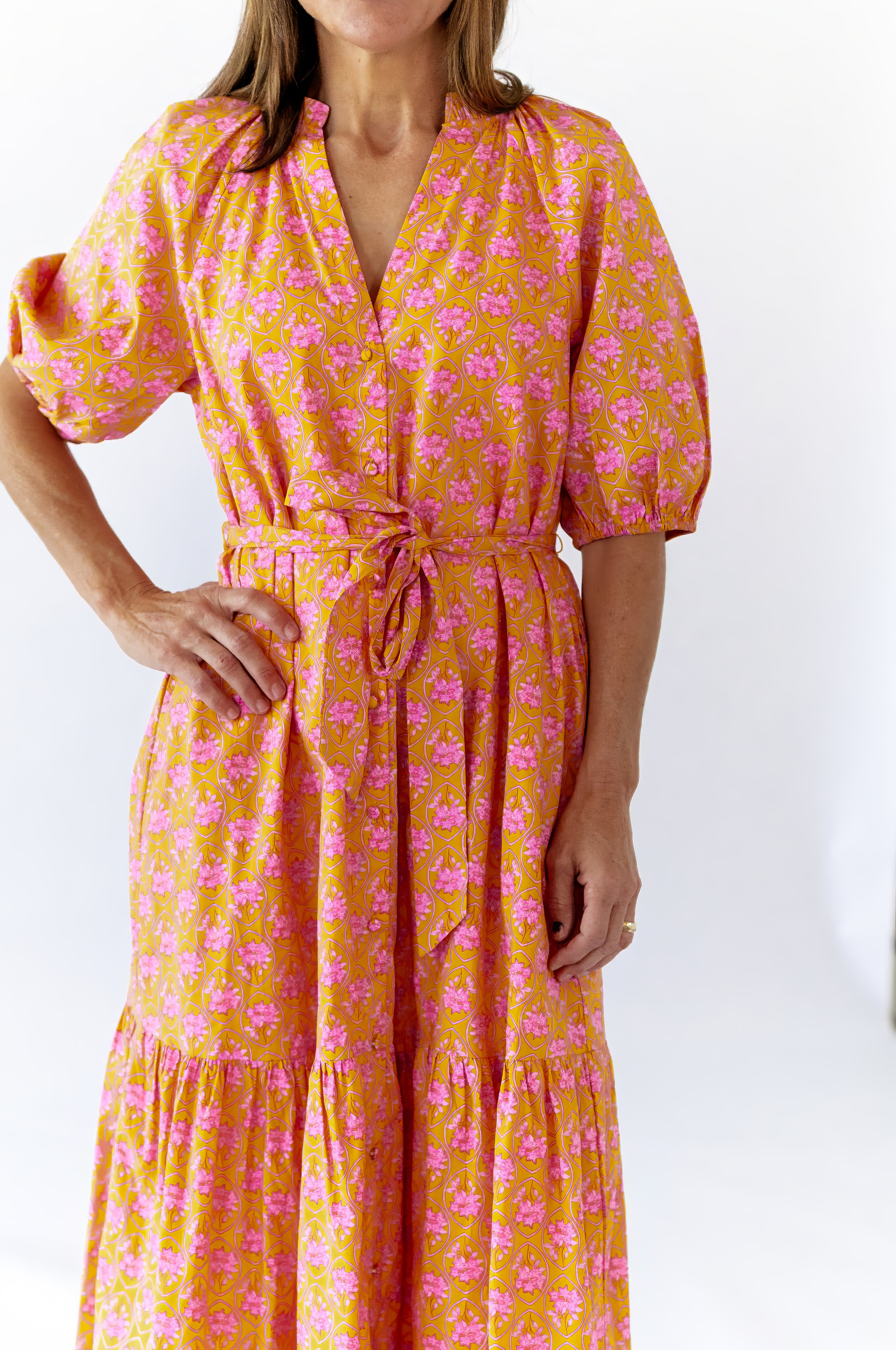 Davie Mosaic Midi Dress