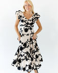 Ralphie Embroidered Midi