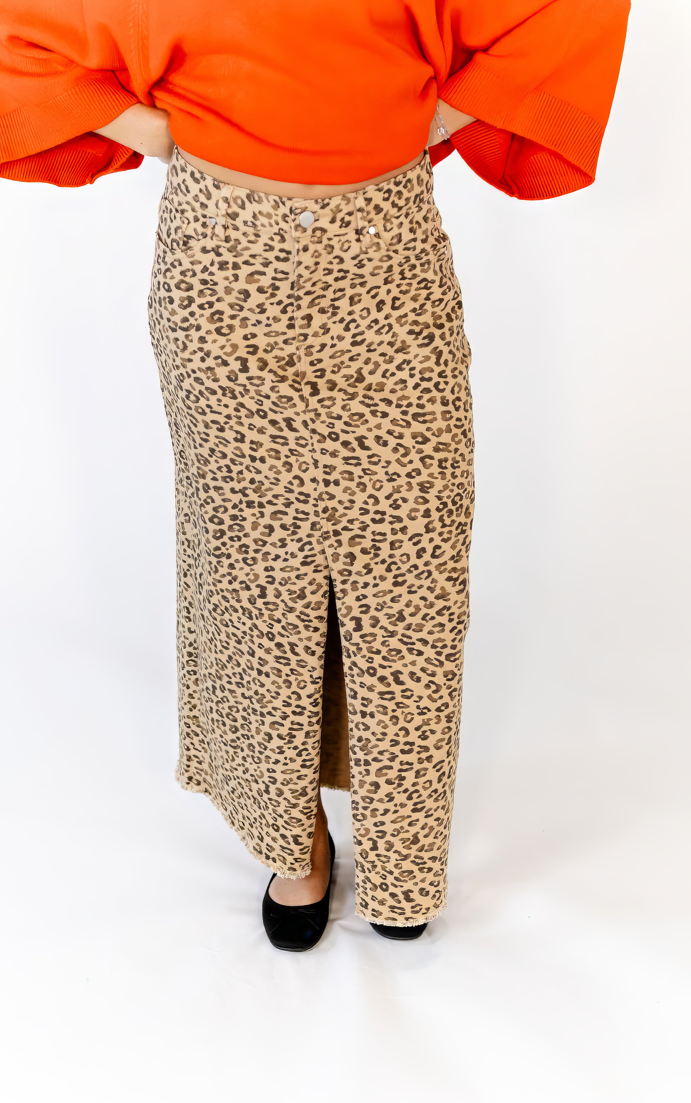 Meryll Cheetah Print Skirt