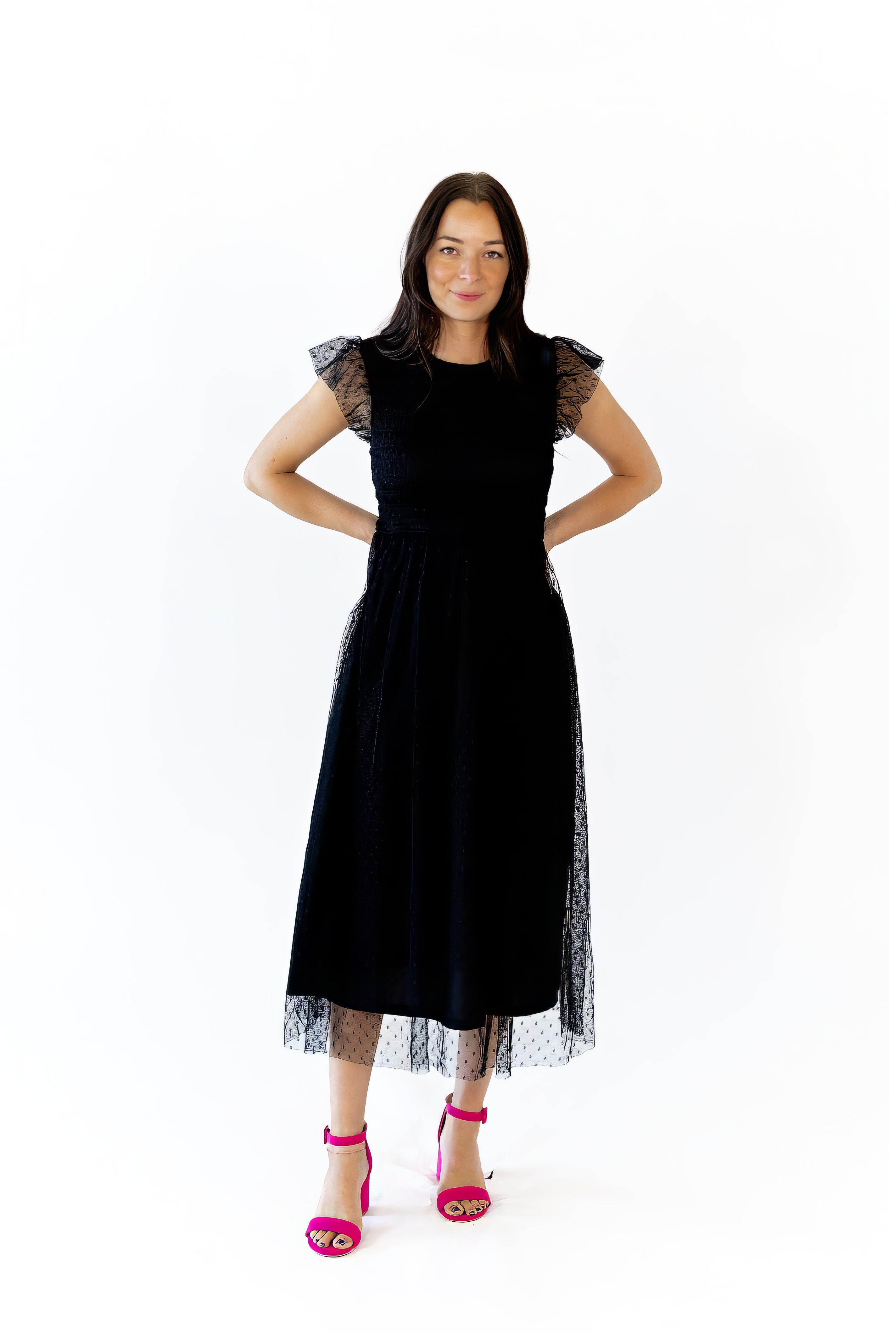 Alexa Swiss Dot Dress
