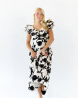 Ralphie Embroidered Midi