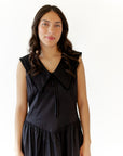 Edith Drop Waist Midi · Black