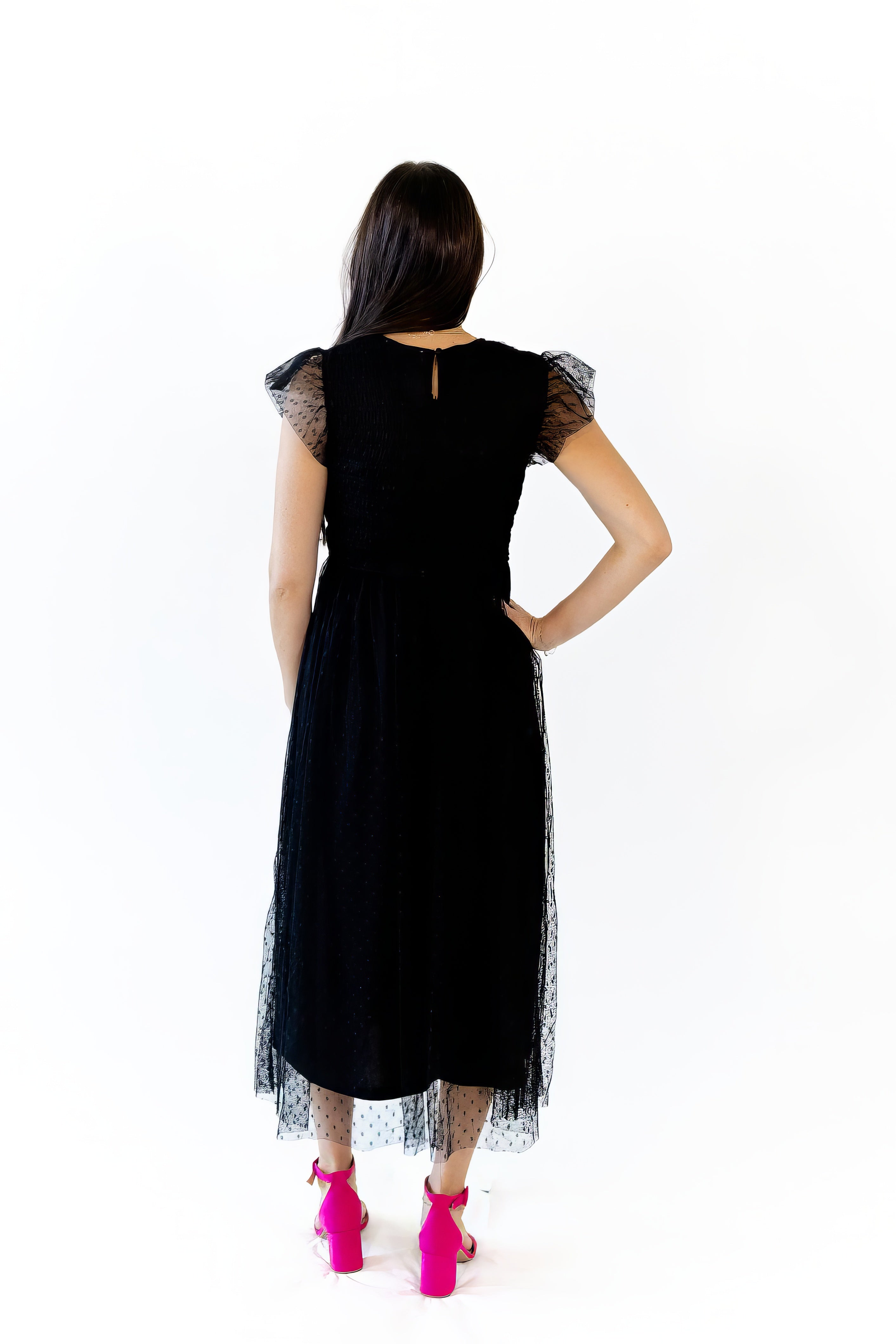 Alexa Swiss Dot Dress
