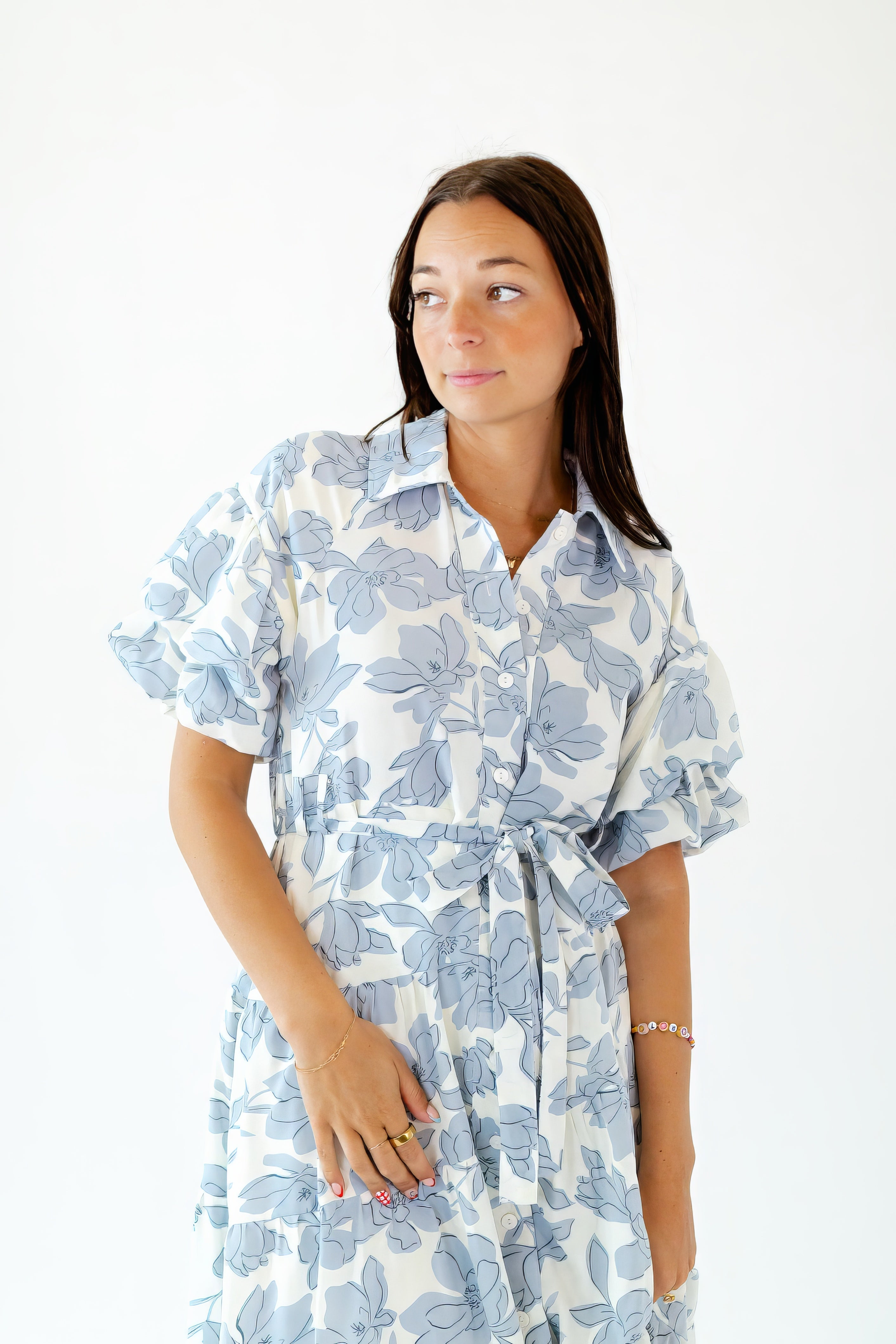 Poppy Floral Shirt Dress