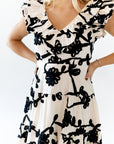 Ralphie Embroidered Midi